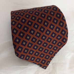 Vtg kiton Napoli seven fold soft shell square geometric